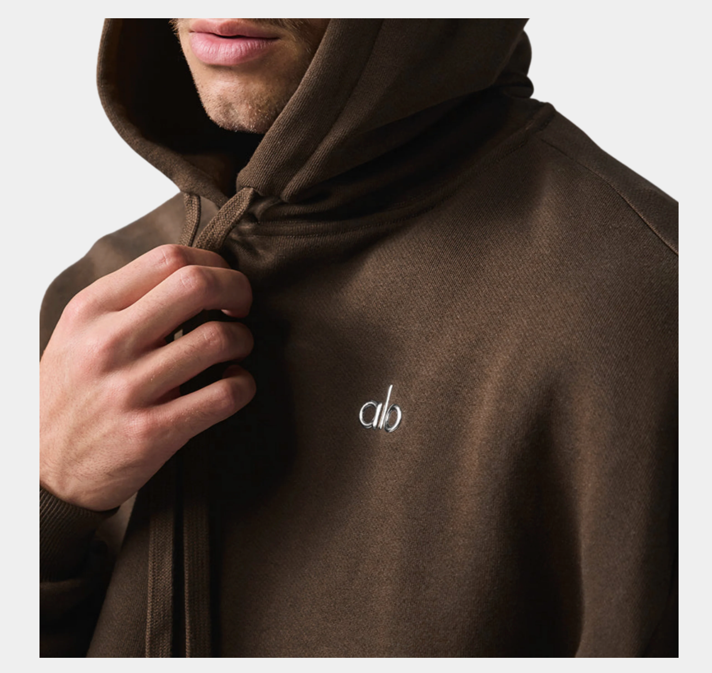 ALO MEN ACCOLADE HOODIE - ESPRESSO