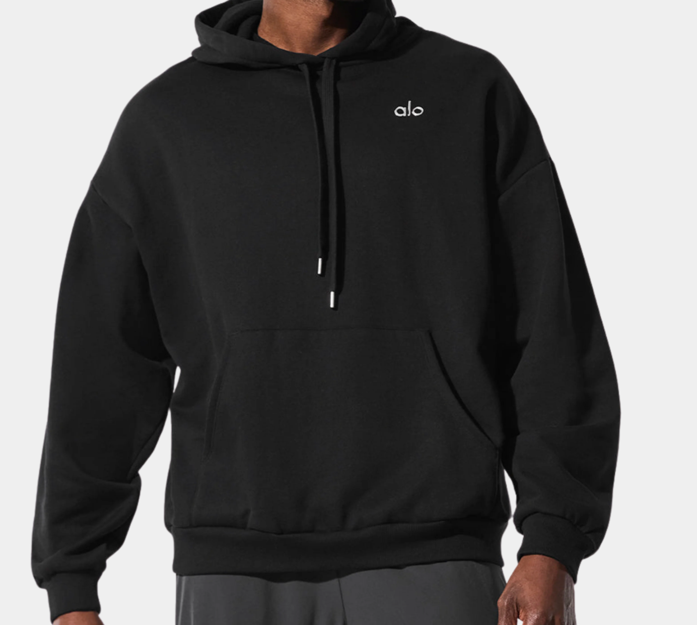 ALO MEN ACCOLADE HOODIE - BLACK