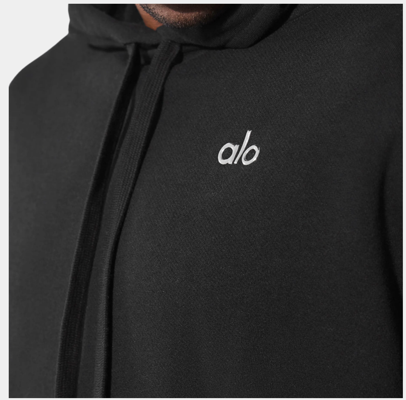 ALO MEN ACCOLADE HOODIE - BLACK