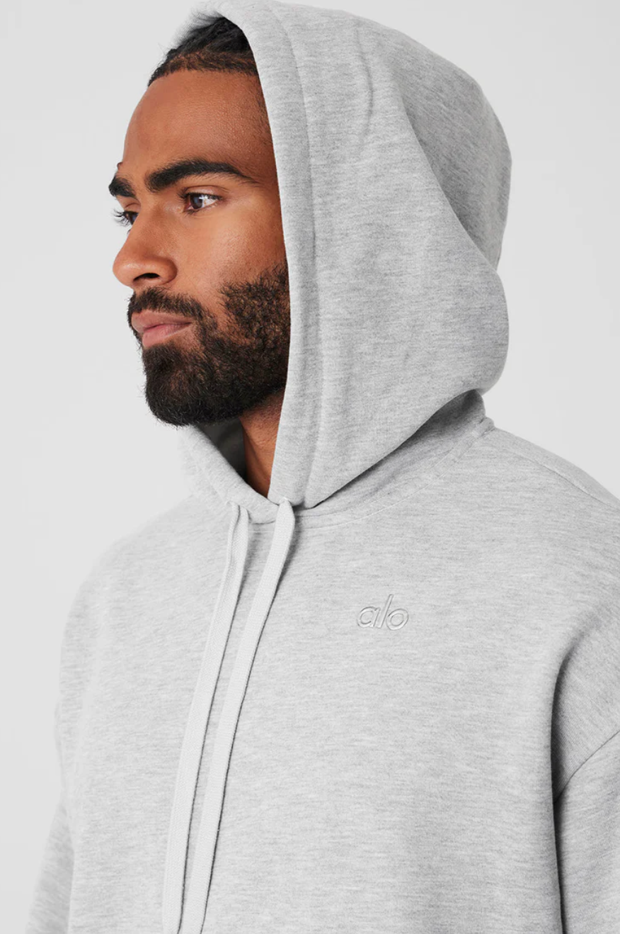 ALO MEN ACCOLADE HOODIE - GREY
