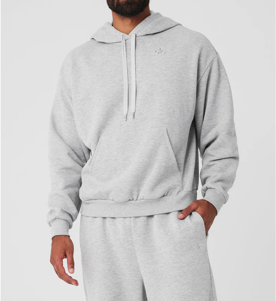 ALO MEN ACCOLADE HOODIE - GREY